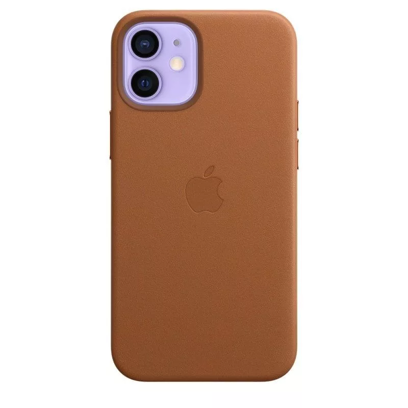 Apple Leather Case z MagSafe do iPhone 12 mini California Poppy