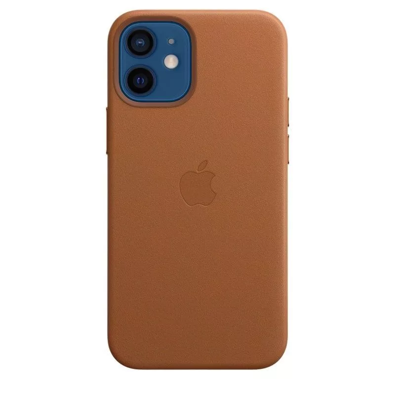Apple Leather Case z MagSafe do iPhone 12 mini California Poppy