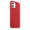 Apple Silicone Case with MagSafe do iPhone 12 mini Czerwony