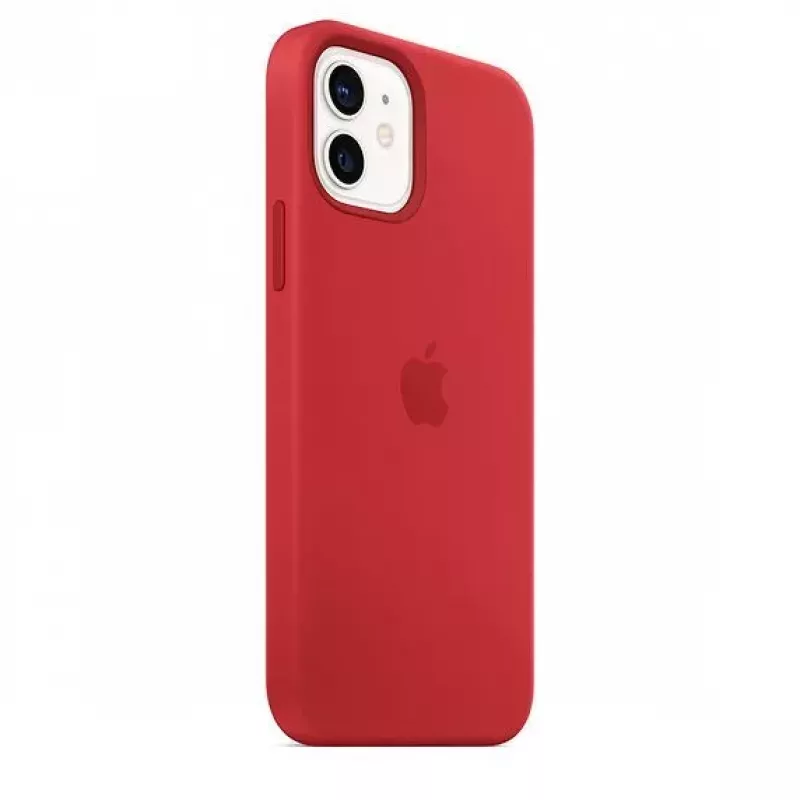 Apple Silicone Case with MagSafe do iPhone 12 mini Czerwony