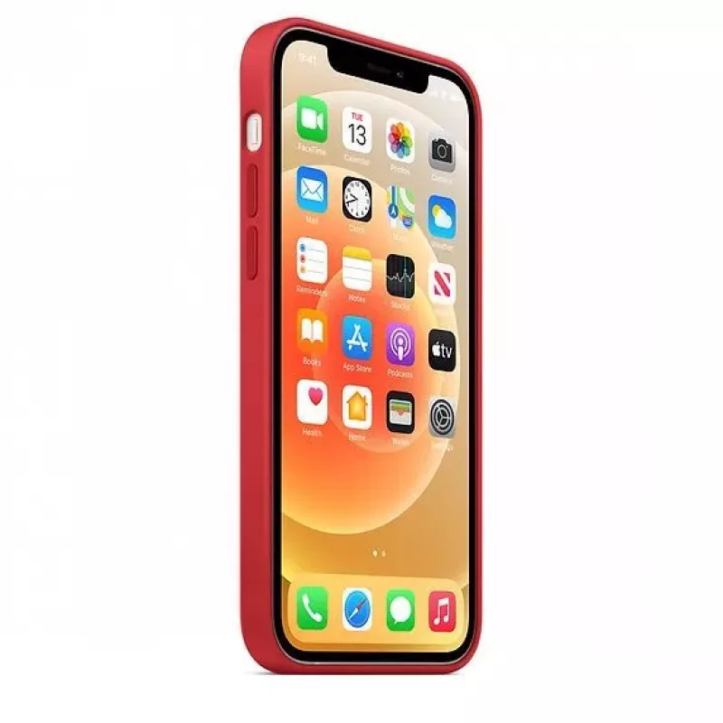 Apple Silicone Case with MagSafe do iPhone 12 mini Czerwony