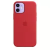 Apple Silicone Case with MagSafe do iPhone 12 mini Czerwony