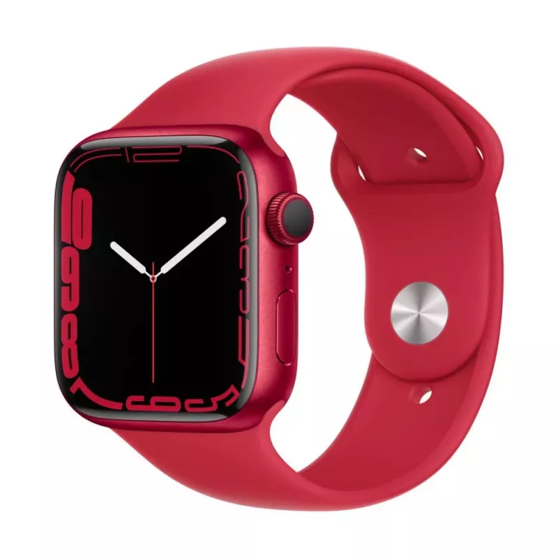 Apple Watch Series 7 GPS, 45mm (PRODUCT)RED Aluminium Case z paskiem Sport Band - Regular