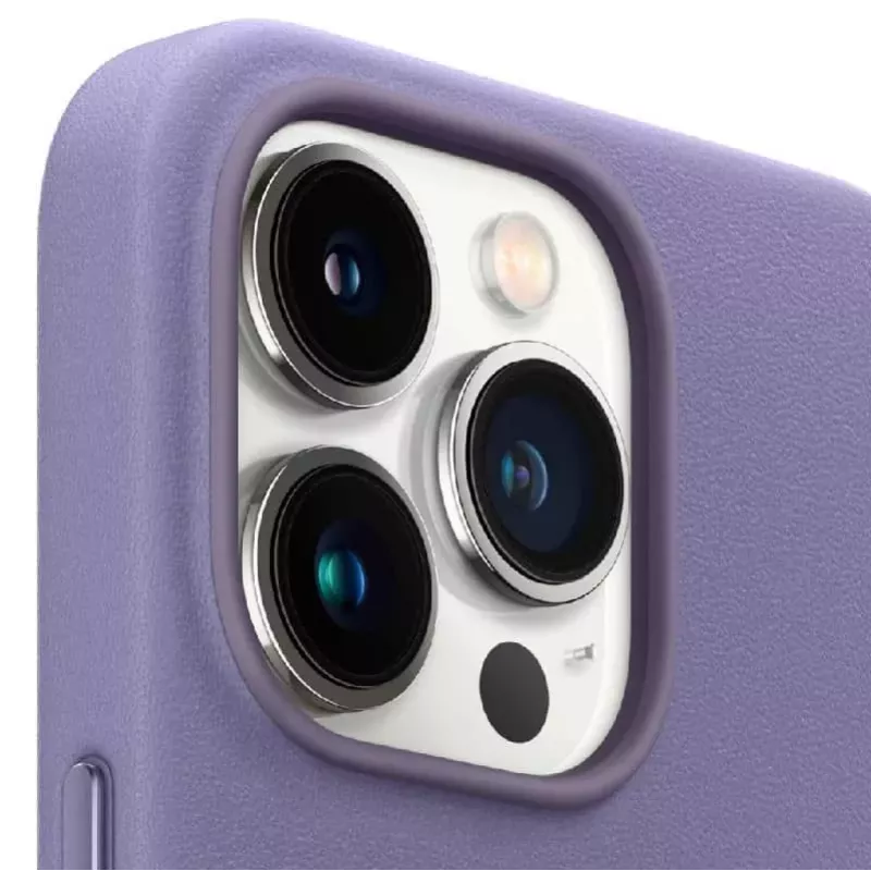 Etui skórzane Apple iPhone 13 Pro Max z MagSafe – Wisteria