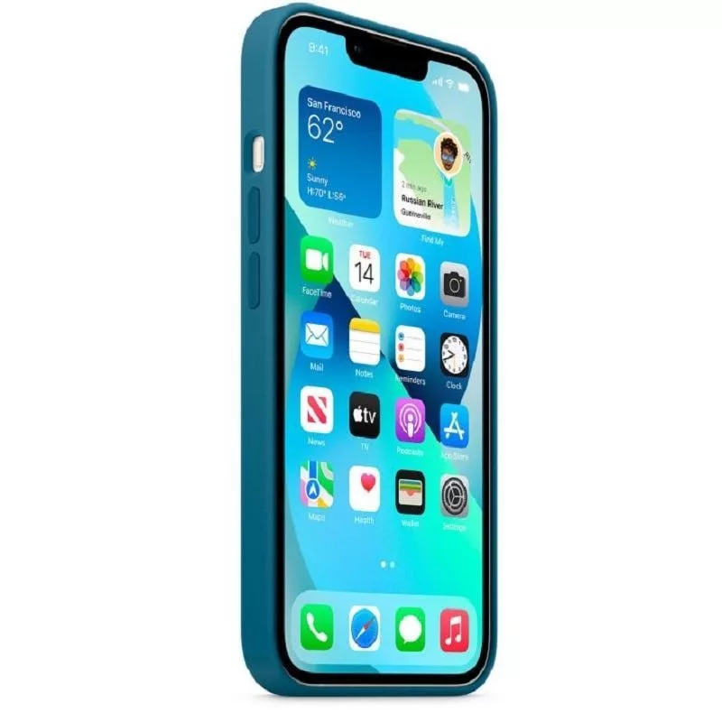 Etui Apple iPhone 13 Silicone z MagSafe Blue Jay