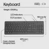 HP 150 Wired Mouse and Keyboard Combo - Czarny - QWERTY English US Layout