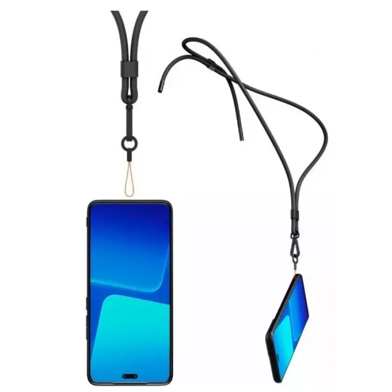 Xiaomi 13 Lite TPU Cover with Necklace Lanyard - Transparent