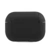 Etui BMW AirPods Pro ze skóry naturalnej srebrne logo czarne