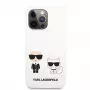 Karl Lagerfeld Apple iPhone 13 Pro Choupette Liquid Silicone Case White