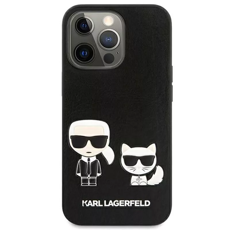 Karl Lagerfeld Apple iPhone 13 Pro Choupette Etui z PU Skóry Czarny