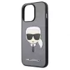 Karl Lagerfeld Apple iPhone 13 Pro Saffiano Karl Head Case Silver