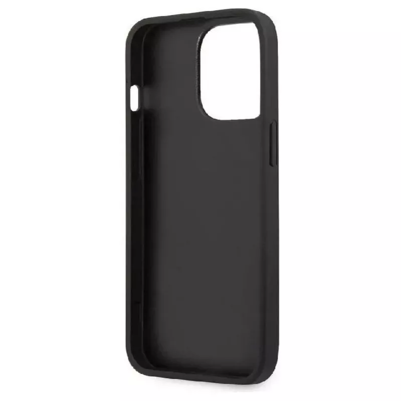 Karl Lagerfeld Apple iPhone 13 Pro Saffiano Karl Head Case Silver