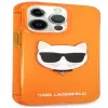 Karl Lagerfeld Apple iPhone 13 Pro Fluo TPU Choupette Head Case Orange