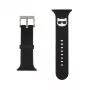 Karl Lagerfeld Apple Watch 38/40/41mm Choupette Head Watch Strap Black