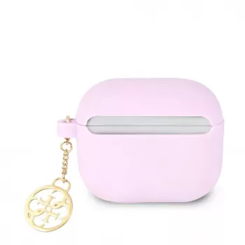 Guess Apple AirPods 3 Charms Silikonowe Etui Fioletowe