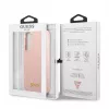 Guess Silicone Metal Logo Case do Samsung Galaxy S22 Plus - Różowy