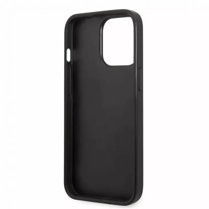 Karl Lagerfeld Apple iPhone 13 Pro Monogram Plaque Case Black Pink