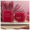 Guess Apple AirPods 1/2 Case Silicone Classic Logo Gold With 4G Charm Magenta