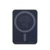 Guess Power Bank 5000mAh 15W MagSafe i ładowanie standardowe z metalowym logo w kolorze czarnym