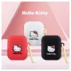 Hello Kitty Apple AirPods 1/2 Cover Silicone 3D Kitty Head Red