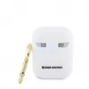 Hello Kitty HKA23DKHSH Silikonowe etui 3D z główką Kitty do Apple AirPods 1/2 - Biały