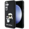 Karl Lagerfeld 3D Rubber Karl and Choupette Case do Samsung Galaxy S24 Czarny