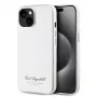 Karl Lagerfeld Grained PU Hotel RSG Case do iPhone 15 Szary