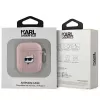 Karl Lagerfeld Ikonik Saffiano Back Cover do Apple iPhone 14 Pro Max - Różowy