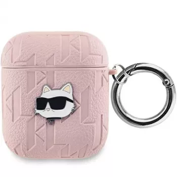Karl Lagerfeld Ikonik Saffiano Back Cover do Apple iPhone 14 Pro Max - Różowy