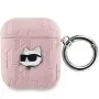 Karl Lagerfeld Ikonik Saffiano Back Cover do Apple iPhone 14 Pro Max - Różowy