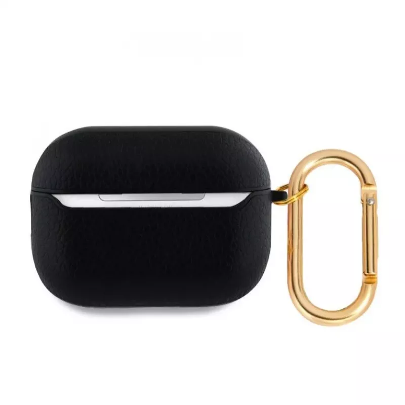 Guess Apple AirPods Pro 2 PU Grained Classic Logo Case Black