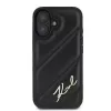 Karl Lagerfeld Hardcase do iPhone 16, Quilted Signature, czarny