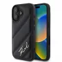 Karl Lagerfeld Hardcase do iPhone 16, Quilted Signature, czarny