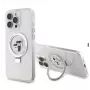 Karl Lagerfeld Apple iPhone 16 Pro Ringstand Karl and Choupette MagSafe Case Transparent