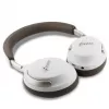 Guess PU Leather Script Logo ANC/ENC Wireless Headphone Beige