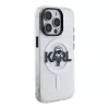 Karl Lagerfeld Apple iPhone 15 Pro Max Silikonowe etui z MagSafe IML KL Sketch Logo Przezroczyste