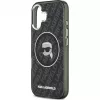 Karl Lagerfeld Apple iPhone 17 Silikonowe etui z MagSafe KL Head Logo Czarny