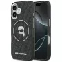 Karl Lagerfeld Apple iPhone 17 Silikonowe etui z MagSafe KL Head Logo Czarny
