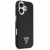 Guess Apple iPhone 17 PU Leather Triangle Logo MagSafe Case Black