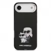 Karl Lagerfeld Apple iPhone Air Silicone Case IML Aquarelle K&C Logo Black