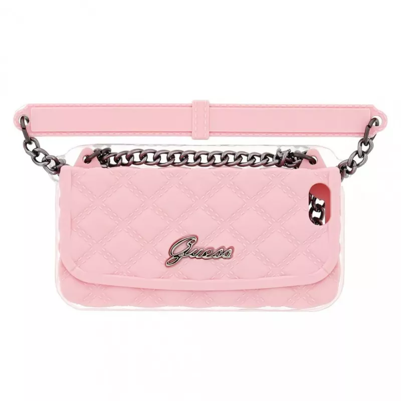 Apple Quilted Clutch Silicone Case dla iPhone 6 Różowy