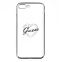 Guess Apple iPhone 7 Plus / 8 Plus Apple Heart TPU Case Silver