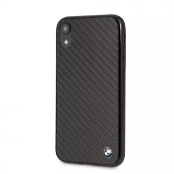 BMW Apple iPhone XR Signature Hard Case Real Carbon Black