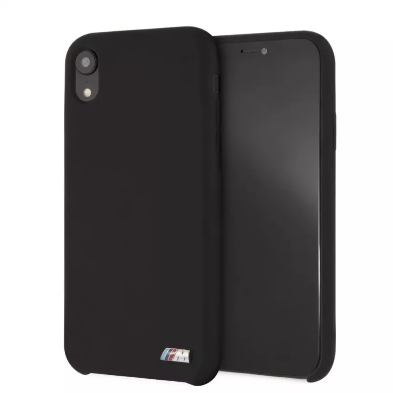 BMW Hard Cover Silicone for Apple iPhone XR Black M Collection