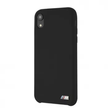BMW Hard Cover Silicone for Apple iPhone XR Black M Collection