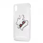 Karl Lagerfeld Apple iPhone XR Fun Eaten Hard Case Transparent