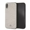 Mercedes-Benz Apple iPhone XR Twister Genuine Leather Hard Case Grey