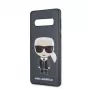 Karl Lagerfeld Samsung Galaxy S10 Ikonik Full Body PC/TPU Case Blue