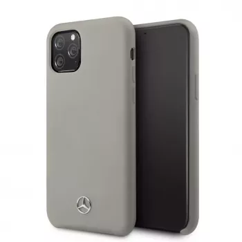 Mercedes-Benz Apple iPhone 11 Pro Liquid Silicone Case Grey