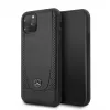 Mercedes-Benz Apple iPhone 11 Pro Skórzane Etui Twarde Perforacja Czarny